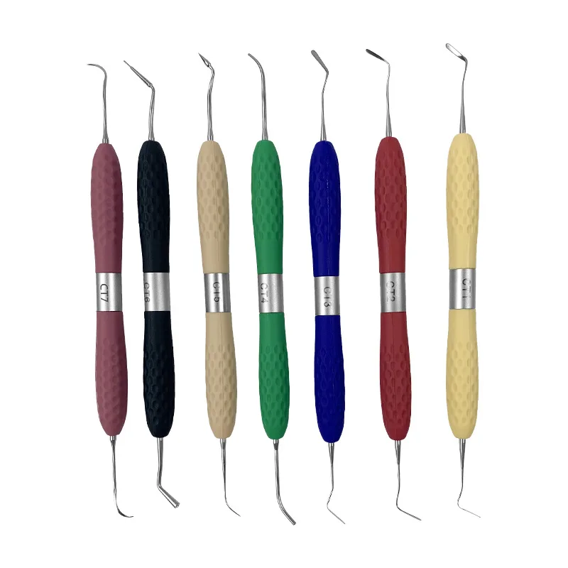 7Pcs Dental Resin Filled Restorative Instrument Filler Aesthetic Restoration Knife Silicone Handle Dentistry Tools
7Pcs Dental Resin Filled Restorative Instrument Filler Aesthetic Restoration Knife Silicone Handle Dentistry Tools