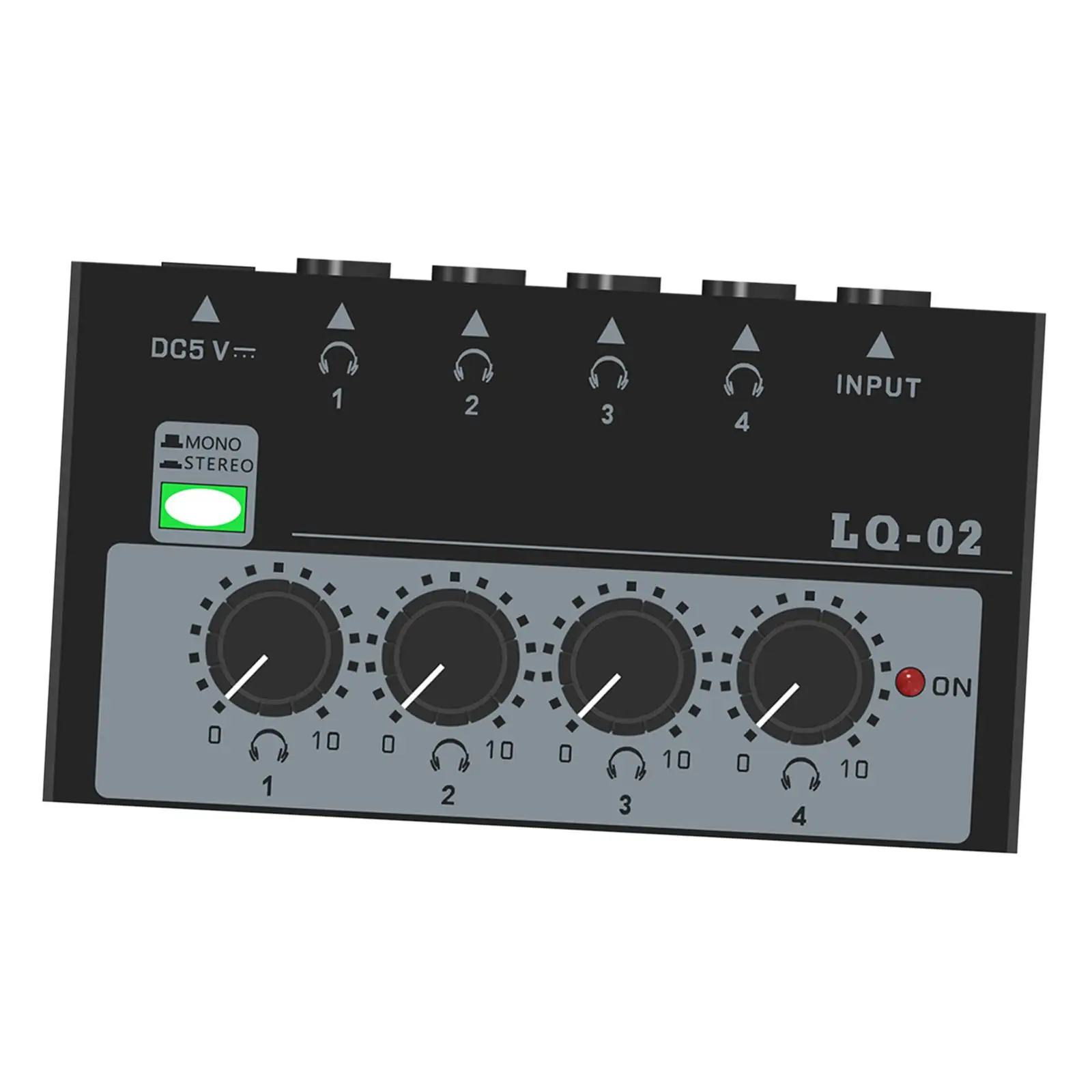 

4-канальный линейный миксер компактный портативный мини аудио миксер моно стерео регулировка для sub смешивания клавиатуры гитары микрофоны бары