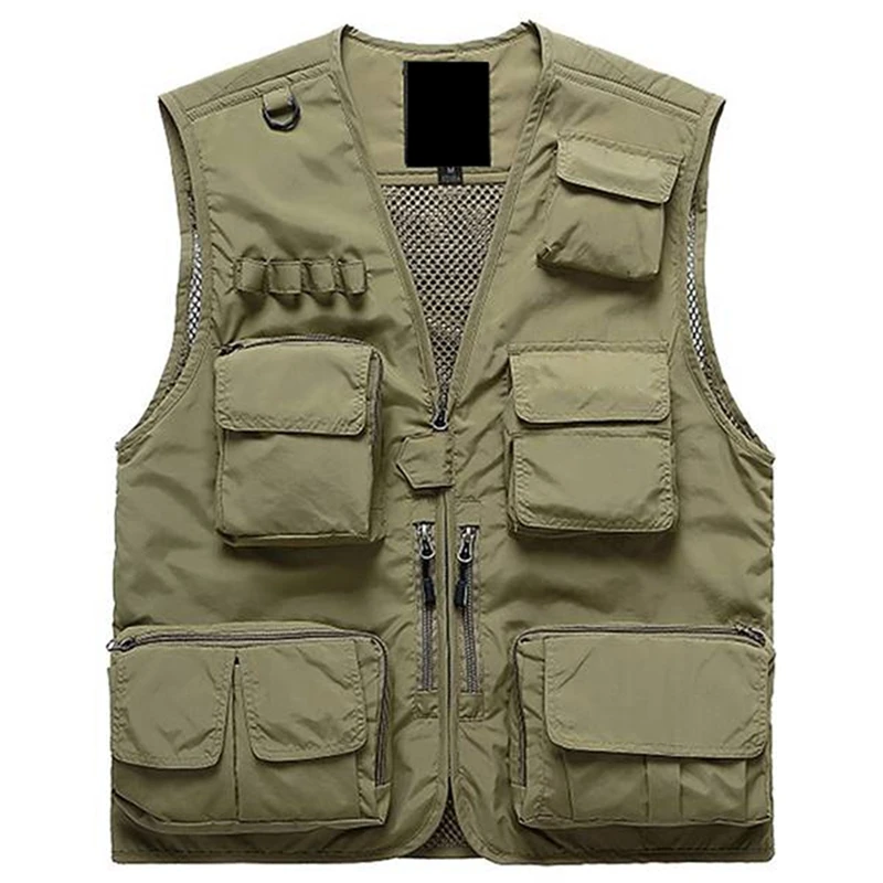 Men's Multifunctional Fishing Vest Mesh Loose Jacket Outdoor Multi Pocket Photography Fisherman Vest Khaki XL
Men's Multifunctional Fishing Vest Mesh Loose Jacket Outdoor Multi Pocket Photography Fisherman Vest Khaki XL