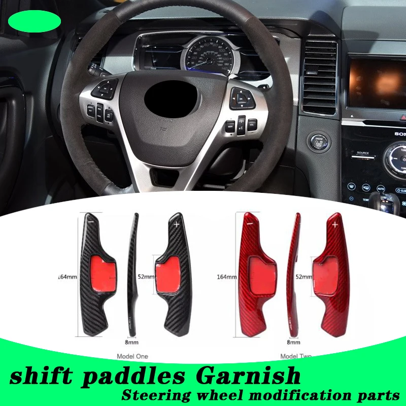 for Ford Taurus shift paddles Garnish carbon fiber Steering wheel modification parts forged
for Ford Taurus shift paddles Garnish carbon fiber Steering wheel modification parts forged