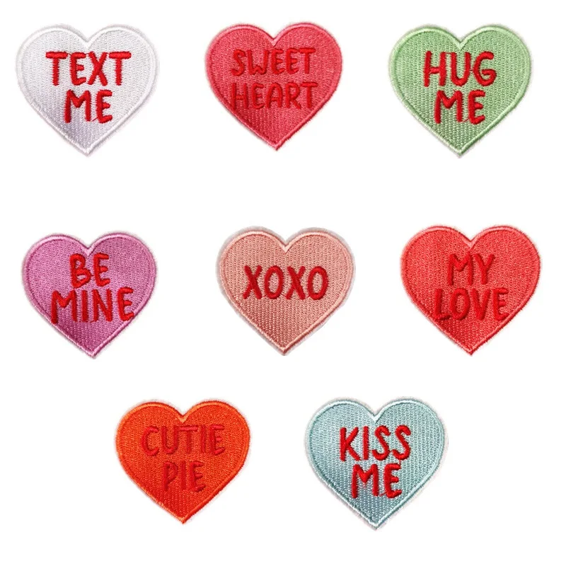 8Pcs/set Loving Heart ironing Embroidery Patch for on Sew Child Clothes letters Sticker Hat Jeans Applique Badge Accessories
8Pcs/set Loving Heart ironing Embroidery Patch for on Sew Child Clothes letters Sticker Hat Jeans Applique Badge Accessories