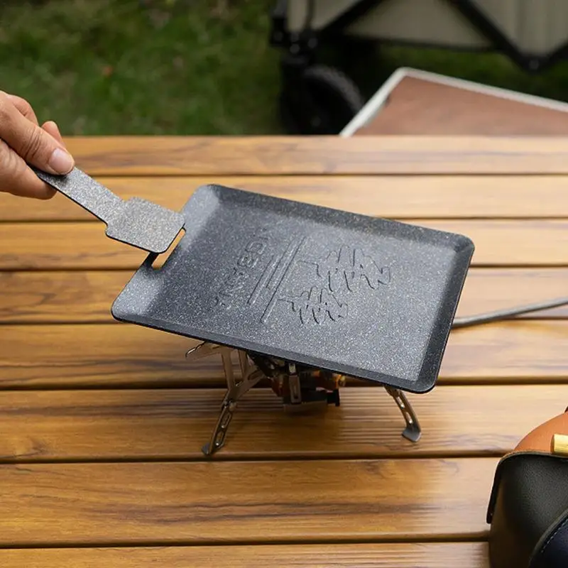 Mini Portable BBQ Frying Plate Foldable Outdoor Camping Cookware Picnic Barbecue Nonstick Grill Baking Pan 
Mini Portable BBQ Frying Plate Foldable Outdoor Camping Cookware Picnic Barbecue Nonstick Grill Baking Pan