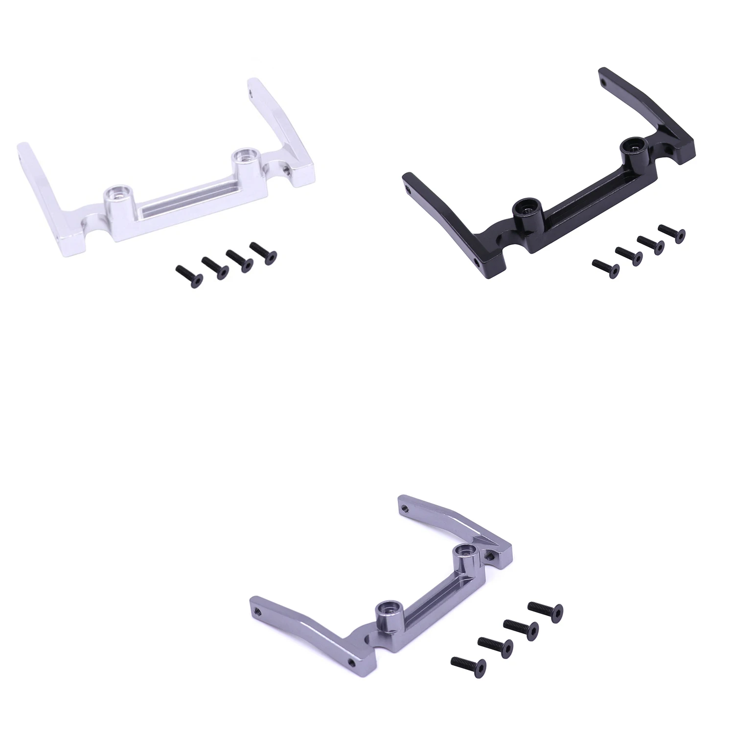 -Металлический приемник радиоприемника, монтажный Фиксированный кронштейн, Скоба для шасси-балка для Axial SCX10 1/10 RC Crawler Car Parts 
-Металлический приемник радиоприемника, монтажный Фиксированный кронштейн, Скоба для шасси-балка для Axial SCX10 1/10 RC Crawler Car Parts