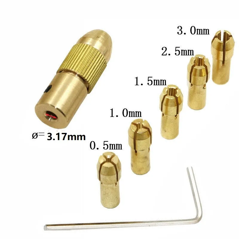 7pcs/set Self Locking Drill Chuck Adaptor Impact Wrench Conversion Keyless 0.5mm/1.0mm/1.5mm/2.5mm/3.0mm Hand Power Tools
7pcs/set Self Locking Drill Chuck Adaptor Impact Wrench Conversion Keyless 0.5mm/1.0mm/1.5mm/2.5mm/3.0mm Hand Power Tools
