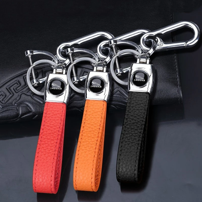 Leather Car Accessories Keyring Holder Buckle Key Pendant for Jaguar XF XFL XJ XJL XE XEL XK XKR XJ6 XJ-S I Pace Fpace Epace
Leather Car Accessories Keyring Holder Buckle Key Pendant for Jaguar XF XFL XJ XJL XE XEL XK XKR XJ6 XJ-S I Pace Fpace Epace