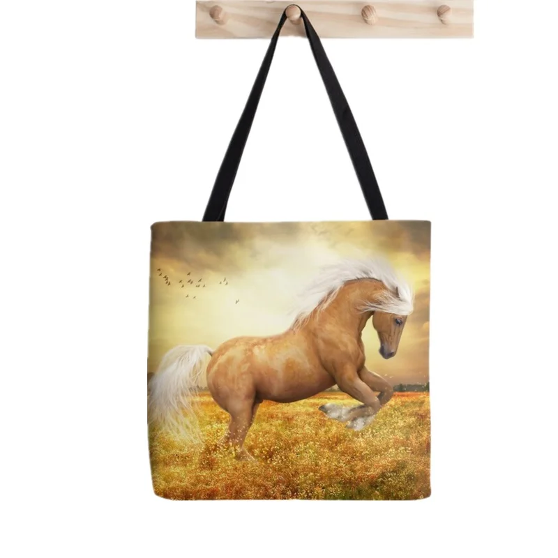 Women Shopper bag Palomino Horse Sundance Horse Bag Harajuku Shopping Canvas Shopper Bag girl handbag Tote Shoulder Lady Bag
Women Shopper bag Palomino Horse Sundance Horse Bag Harajuku Shopping Canvas Shopper Bag girl handbag Tote Shoulder Lady Bag