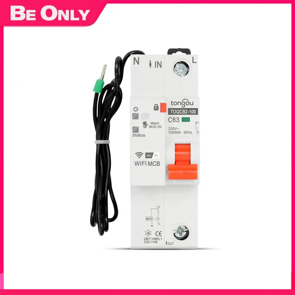 Wireless Tuya Mcb Breaker Timer Remote Control Circuit Breaker 1p 63a Wifi 63a Measurement Switch
Wireless Tuya Mcb Breaker Timer Remote Control Circuit Breaker 1p 63a Wifi 63a Measurement Switch