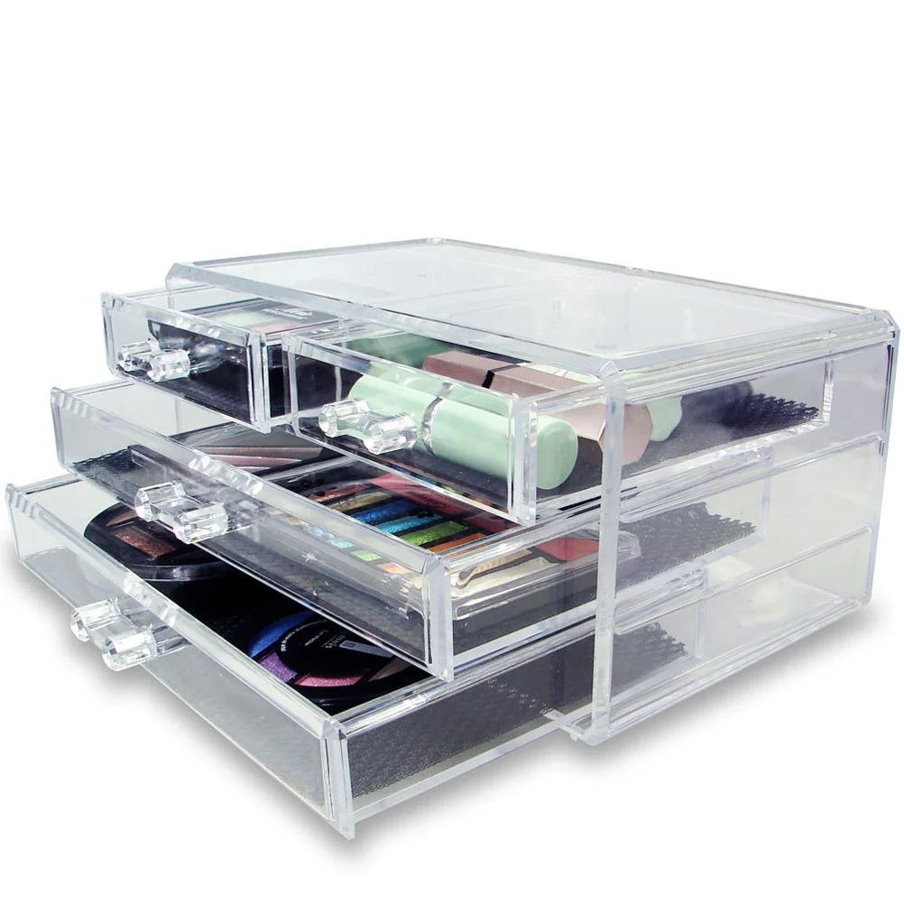 Novelty 3-Layer Clear Acrylic Drawers Style Makeup Cosmetics Jewelry Storage Box Case Organizer
Novelty 3-Layer Clear Acrylic Drawers Style Makeup Cosmetics Jewelry Storage Box Case Organizer