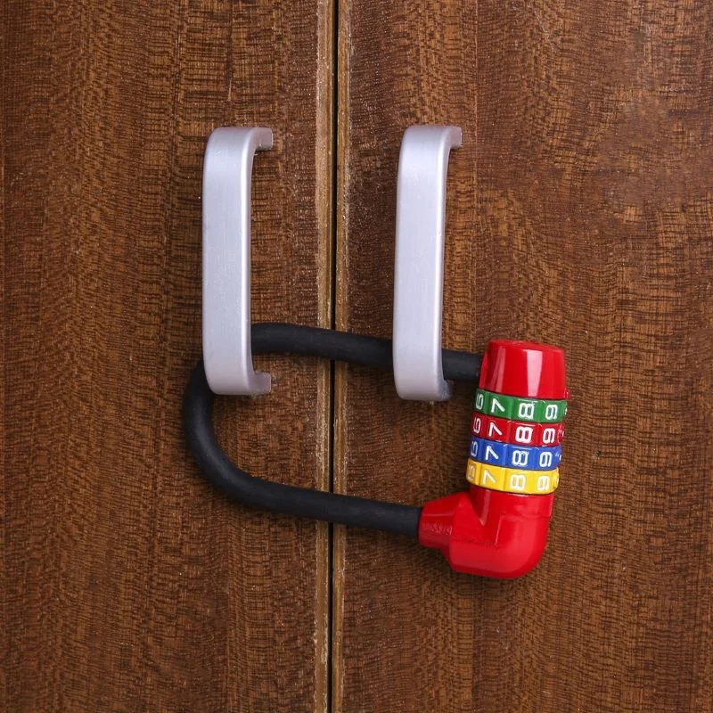 

U type long beam padlock cabinet lock head household wardrobe cabinet door file cabinet shoe cabinet extended password lock