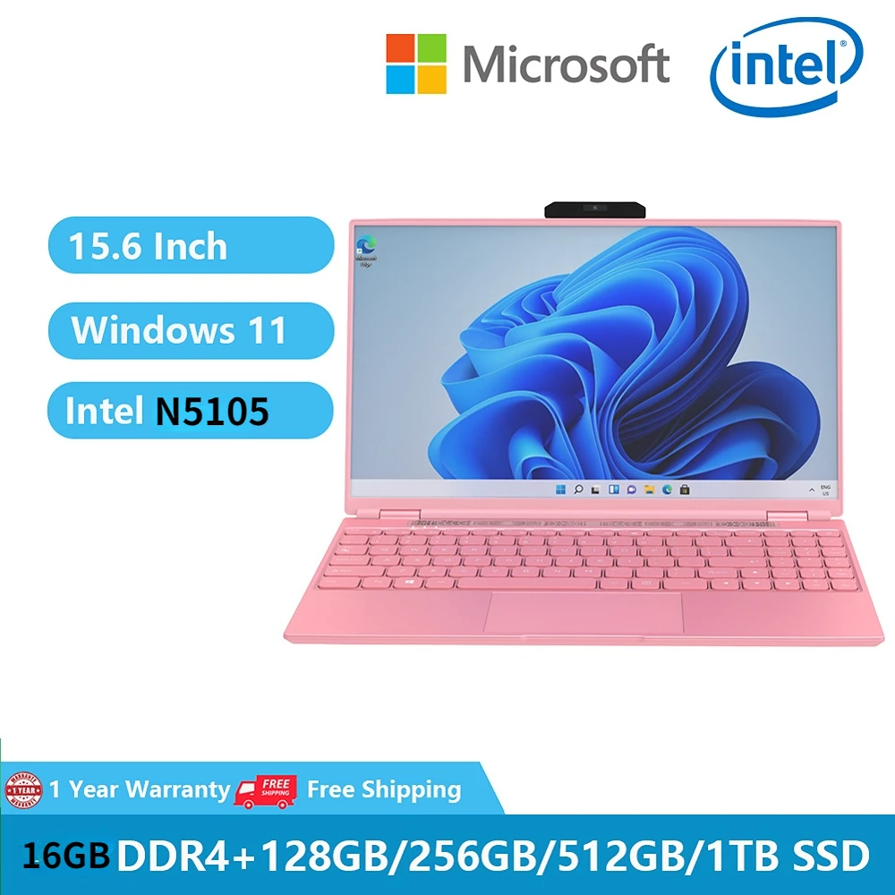 Inventory Clearance Laptops Portable Gaming Notebooks Computer PC Windows 11 15.6 inch Intel Celeron N5105 16GB DDR4 1TB Camera
Inventory Clearance Laptops Portable Gaming Notebooks Computer PC Windows 11 15.6 inch Intel Celeron N5105 16GB DDR4 1TB Camera
