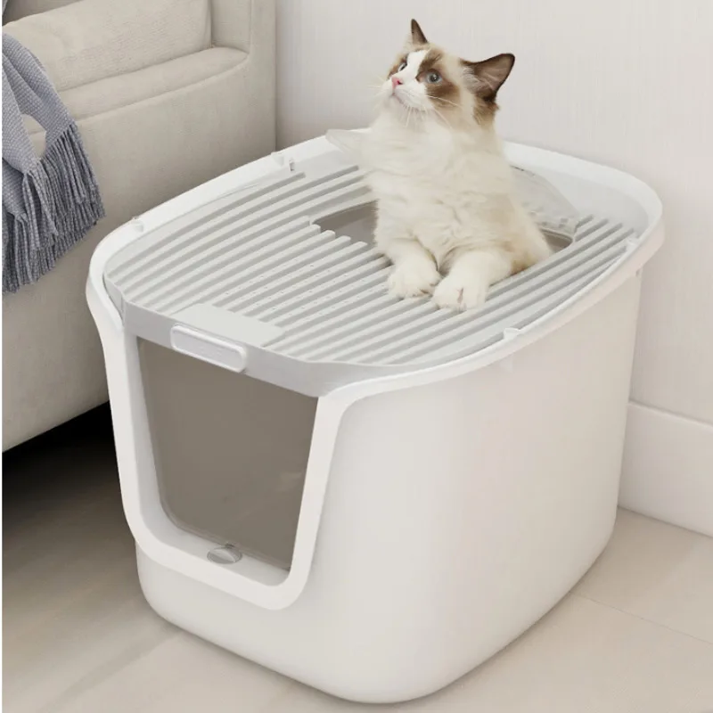 Large Cat Litter Box Fully Enclosed Cat Toilet Multi-directional Access Cat Toilet Automatic Flip Cover Cleaning Cat Bedpans
Large Cat Litter Box Fully Enclosed Cat Toilet Multi-directional Access Cat Toilet Automatic Flip Cover Cleaning Cat Bedpans