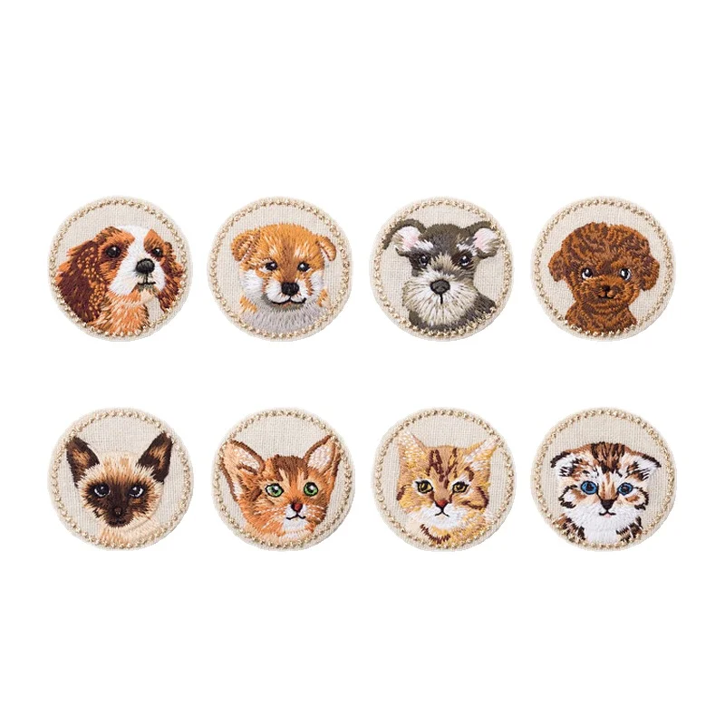 20pcs/Lot Round Luxury Anime Embroidery Patch Shirt Bag Dress Clothing Decoration Pocket Animal Dog Puppy Kitty Cat Craft Diy
20pcs/Lot Round Luxury Anime Embroidery Patch Shirt Bag Dress Clothing Decoration Pocket Animal Dog Puppy Kitty Cat Craft Diy