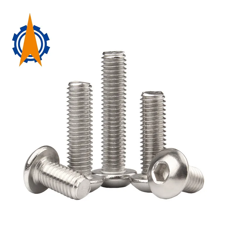50pcs M2 M3 M4 M5 M6 M8 M10 M12 304 Stainless Steel Round Pan Head Hex Hexagon Socket Screw Mushroom Button Head Allen Bolts 
50pcs M2 M3 M4 M5 M6 M8 M10 M12 304 Stainless Steel Round Pan Head Hex Hexagon Socket Screw Mushroom Button Head Allen Bolts