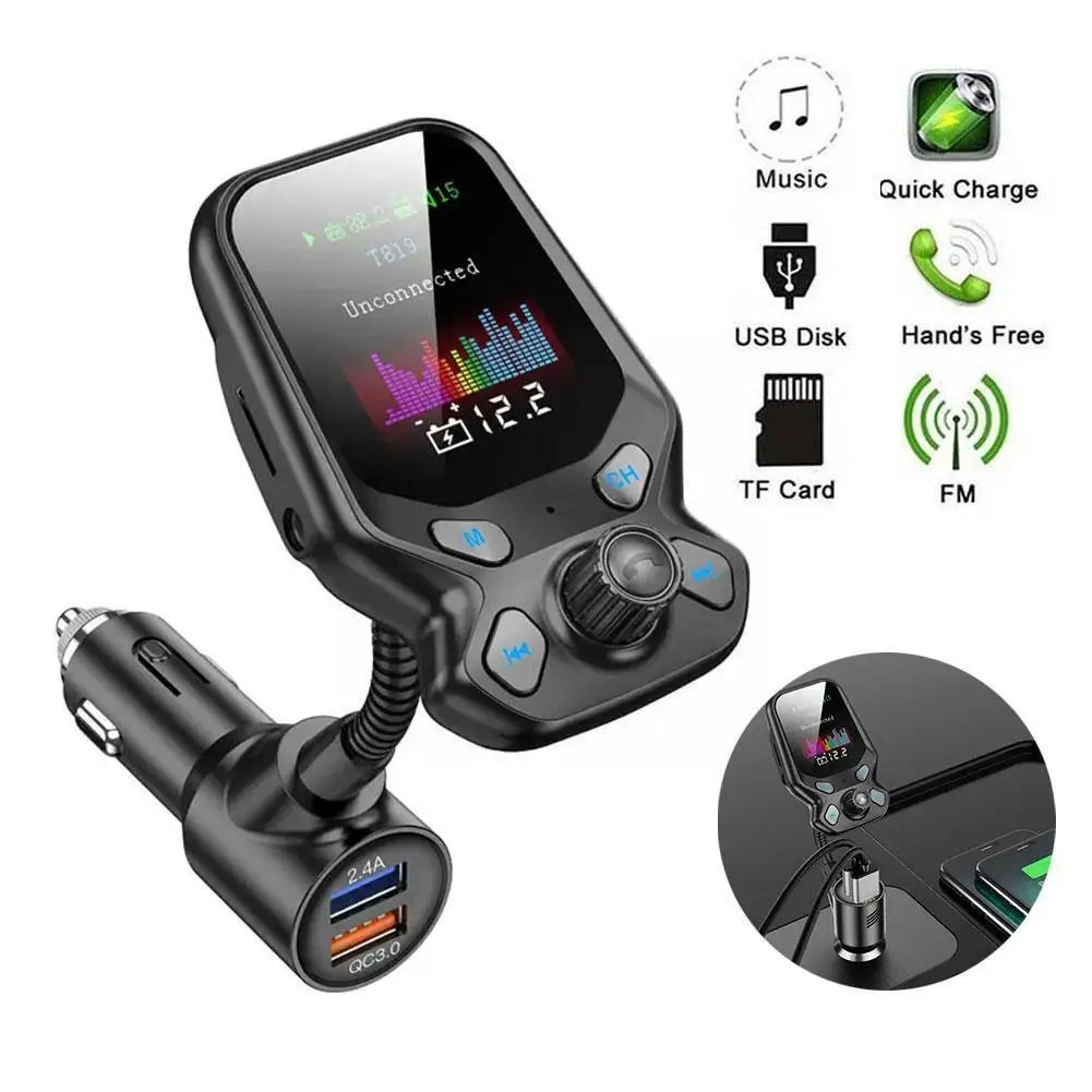 1 шт. беспроводной FM-передатчик, Автомобильный приемник Bluetooth 5,0, FM-приемник USB А, Радио зарядное устройство, MP3 передатчик, плеер, зарядное устройство, комплект Adap B0I7
1 шт. беспроводной FM-передатчик, Автомобильный приемник Bluetooth 5,0, FM-приемник USB А, Радио зарядное устройство, MP3 передатчик, плеер, зарядное устройство, комплект Adap B0I7