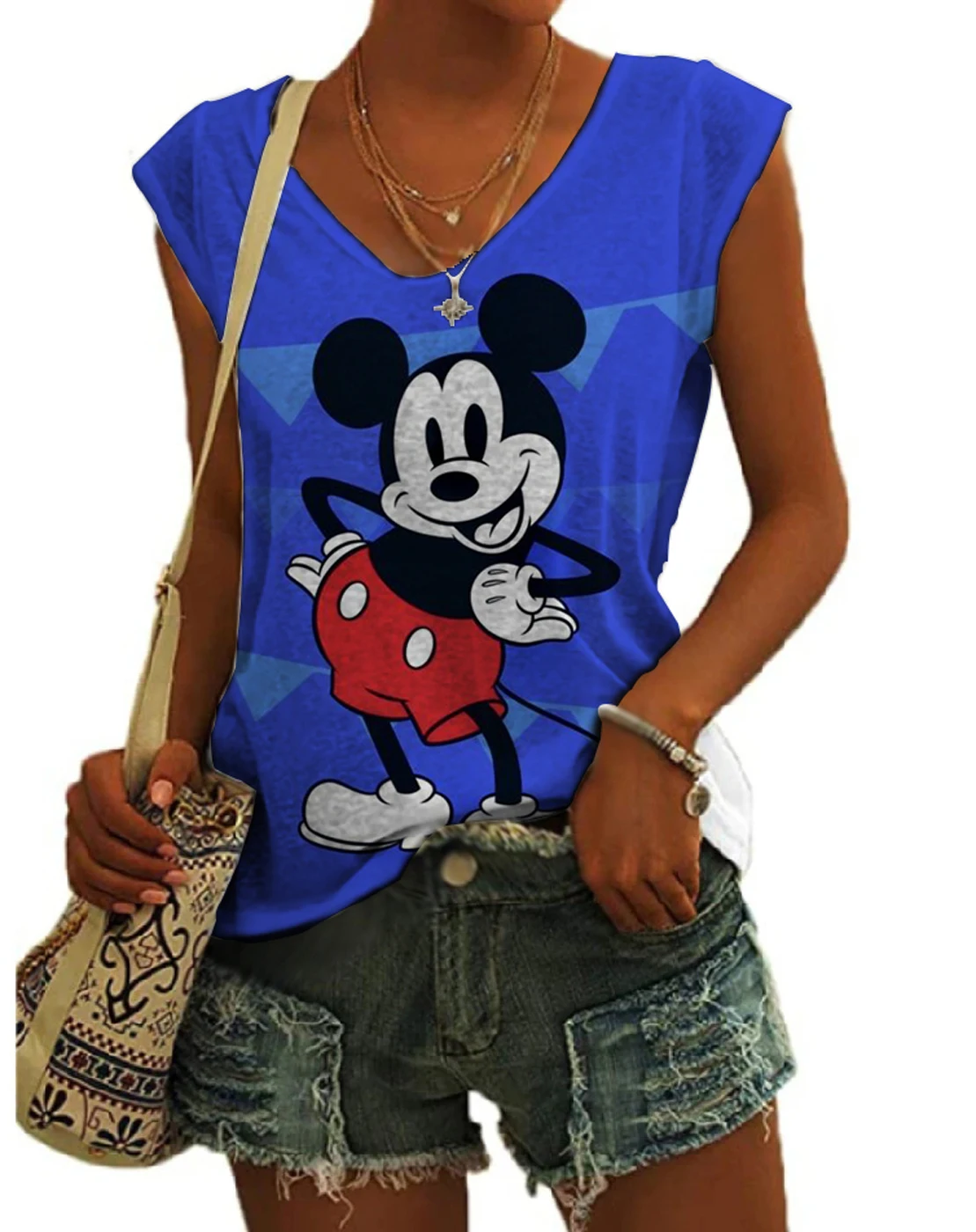 Disney Mickey and Minnie Anime Print 2023 Summer Hot Sale New Streetwear Women V Neck Fashion Pattern Sleeveless Tank Top Y2K
Disney Mickey and Minnie Anime Print 2023 Summer Hot Sale New Streetwear Women V Neck Fashion Pattern Sleeveless Tank Top Y2K