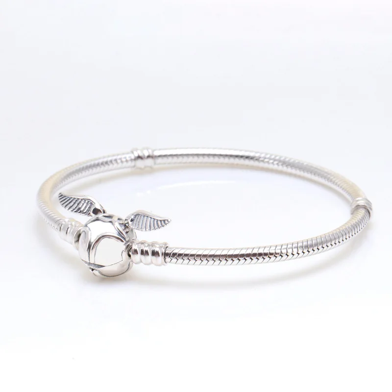Authentic 100% 925 Sterling Silver Magic Snitch Bracelet for Christmas Gift
Authentic 100% 925 Sterling Silver Magic Snitch Bracelet for Christmas Gift