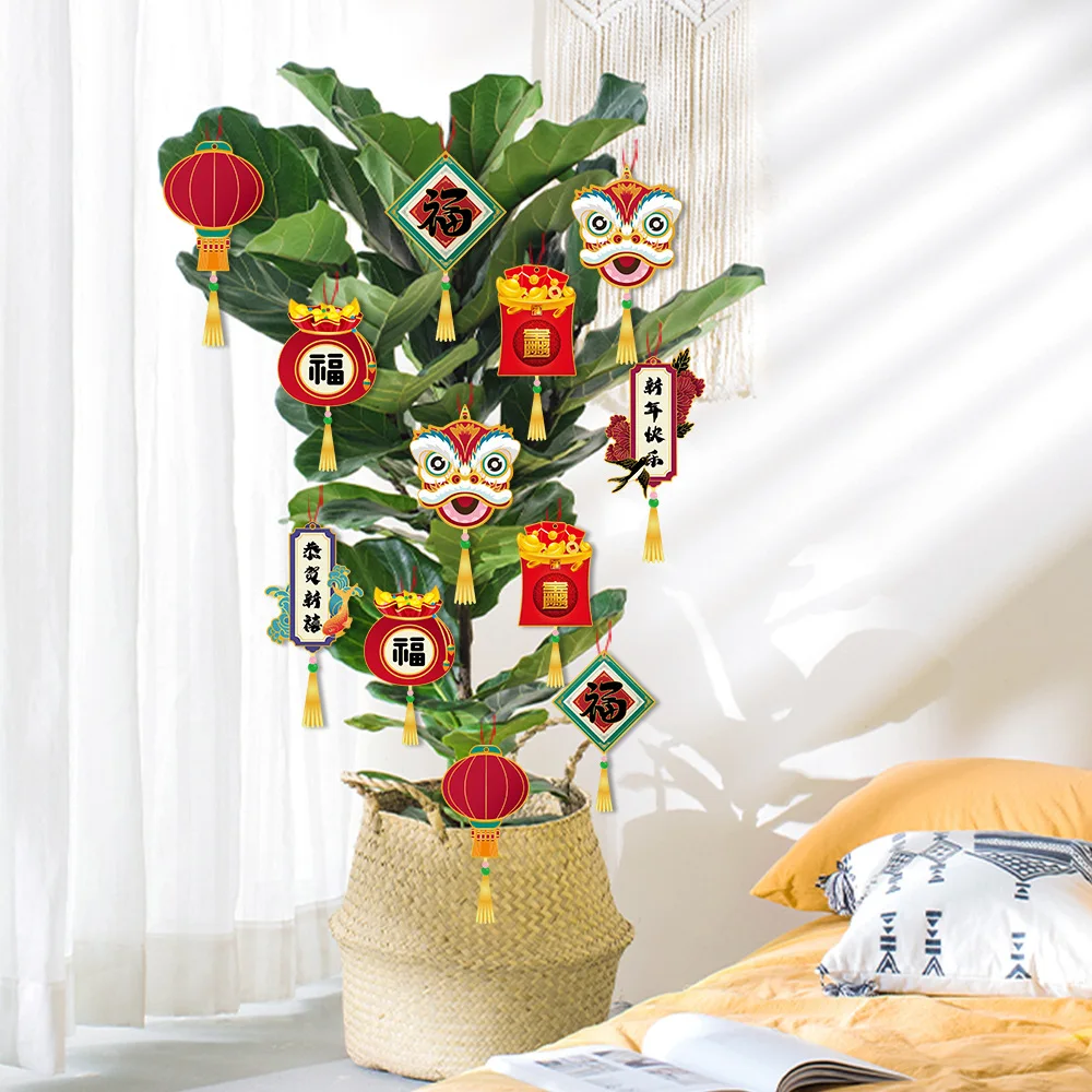 New Year Decorations 2022 Tiger 12pcs/pack Lunar New Year Decorations Red Envelope Chinese Knot Hanging Ornaments
New Year Decorations 2022 Tiger 12pcs/pack Lunar New Year Decorations Red Envelope Chinese Knot Hanging Ornaments
