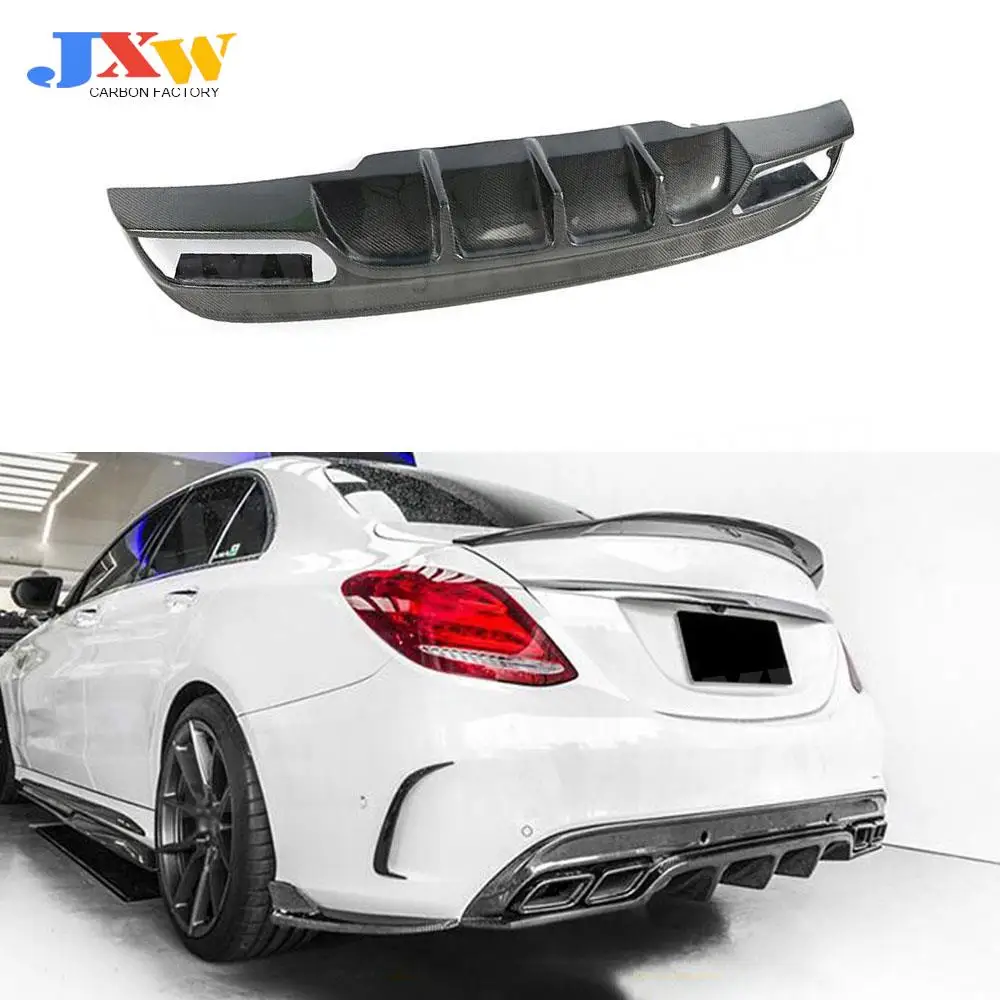Carbon Fiber Rear Bumper Lip Diffuser Spoiler for Mercedes Benz C class W205 Sedan 4 Door C200 C300 C63 AMG 2014-2019 FRP Kits
Carbon Fiber Rear Bumper Lip Diffuser Spoiler for Mercedes Benz C class W205 Sedan 4 Door C200 C300 C63 AMG 2014-2019 FRP Kits