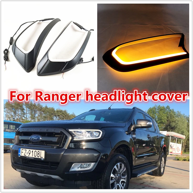 one sets car light headlamp headlight cover daytime running light LED DRL for Ford ranger T6/Everest/Raptor 2015-2019
one sets car light headlamp headlight cover daytime running light LED DRL for Ford ranger T6/Everest/Raptor 2015-2019