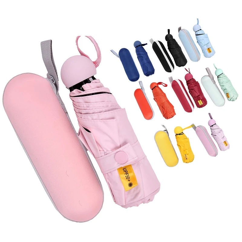 Mini Travel Sun & Rain Umbrella Lightweight Windproof Portable Umbrella Compact Parasol With UV Protection
Mini Travel Sun & Rain Umbrella Lightweight Windproof Portable Umbrella Compact Parasol With UV Protection
