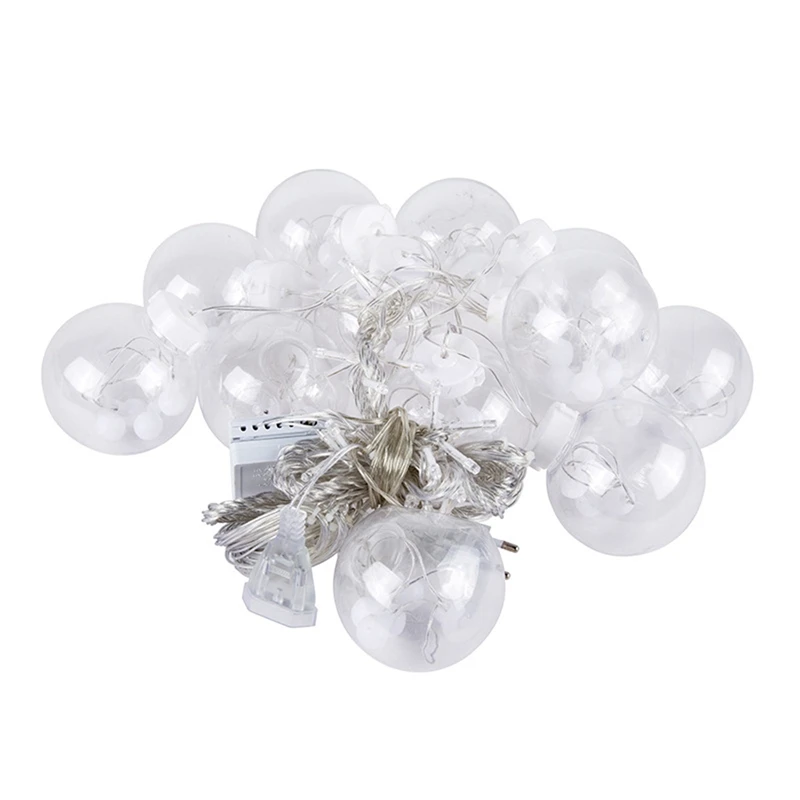 12 LED Wishing Ball Curtain String Lights 2.5M Bedroom Home Party Wedding Decorative Atmosphere String Lights EU Plug 
12 LED Wishing Ball Curtain String Lights 2.5M Bedroom Home Party Wedding Decorative Atmosphere String Lights EU Plug