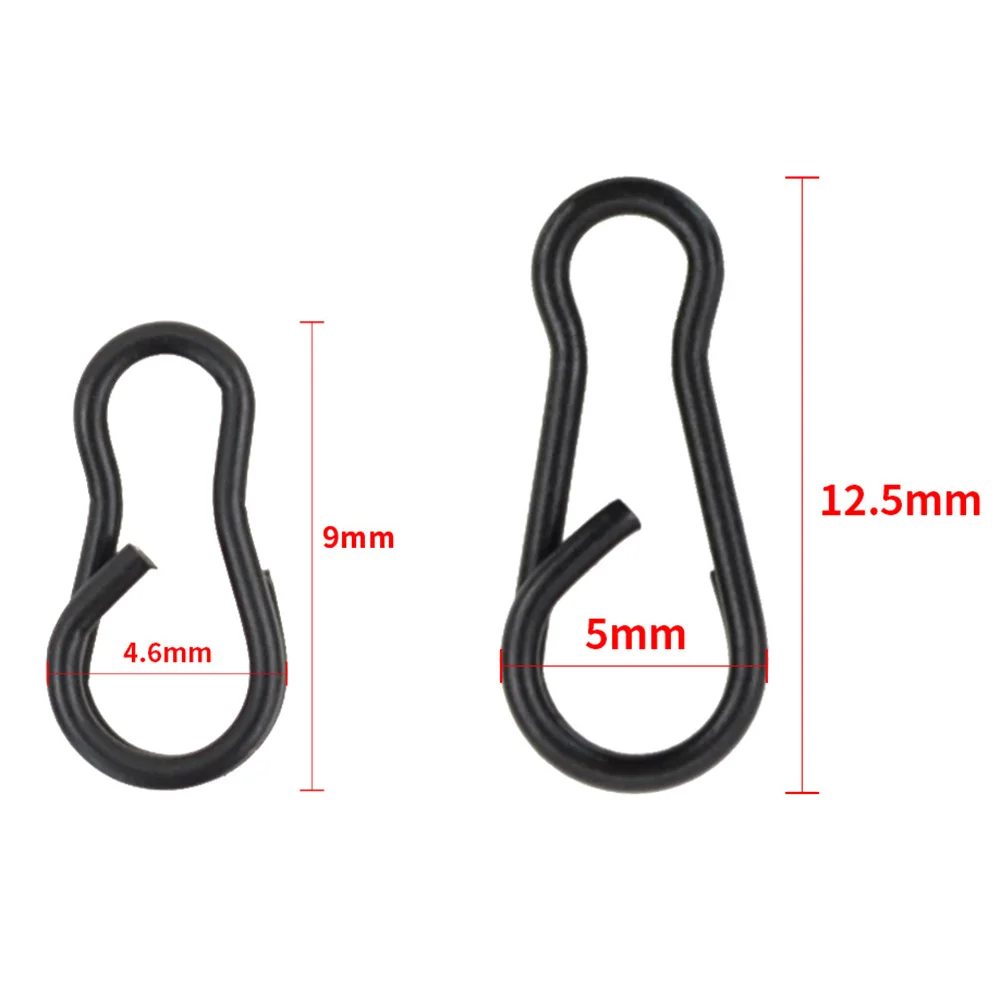 Fishing Snap Clips Stainless Steel Swivel Hook Snap 25pcs/lot Carp Terminal Tackle Speed Links 2023 New High Quality
Fishing Snap Clips Stainless Steel Swivel Hook Snap 25pcs/lot Carp Terminal Tackle Speed Links 2023 New High Quality