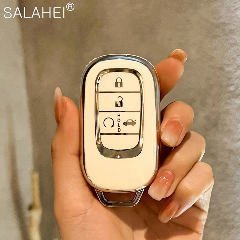 TPU Car Key Case Cover Shell Fob for Honda Civic Accord Pilot Passport CR-V Insight 2015-2021 Protector Keychain Accessories
TPU Car Key Case Cover Shell Fob for Honda Civic Accord Pilot Passport CR-V Insight 2015-2021 Protector Keychain Accessories