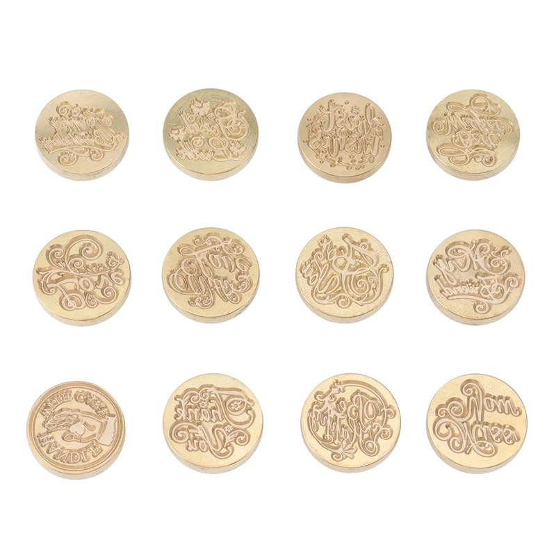 Печать для воска «Thank You», 12 шт. 
Печать для воска «Thank You», 12 шт.