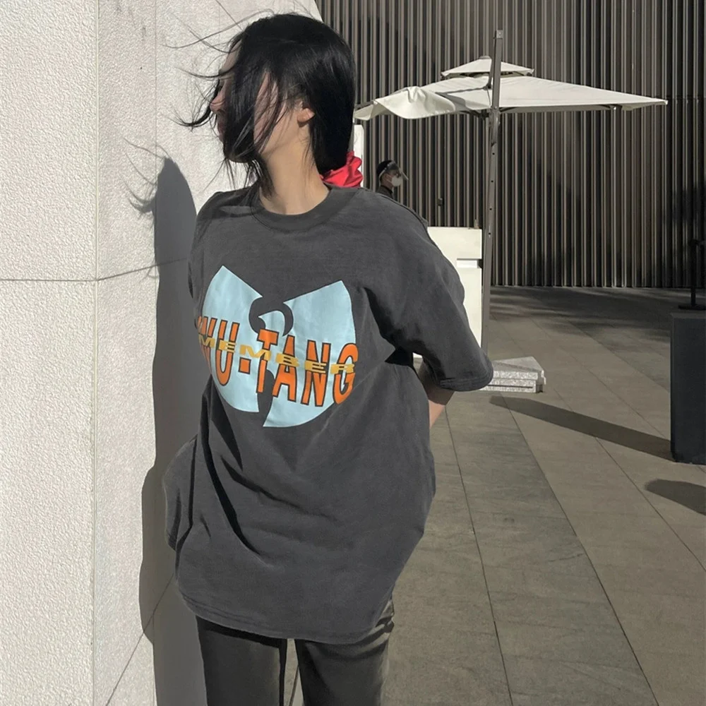 Cooo Coll Loose Fashion Retro Street Style Printed Tops All Match Clothes Pure Cotton Oversized T-Shirt For Women Men Black Tees
Cooo Coll Loose Fashion Retro Street Style Printed Tops All Match Clothes Pure Cotton Oversized T-Shirt For Women Men Black Tees
