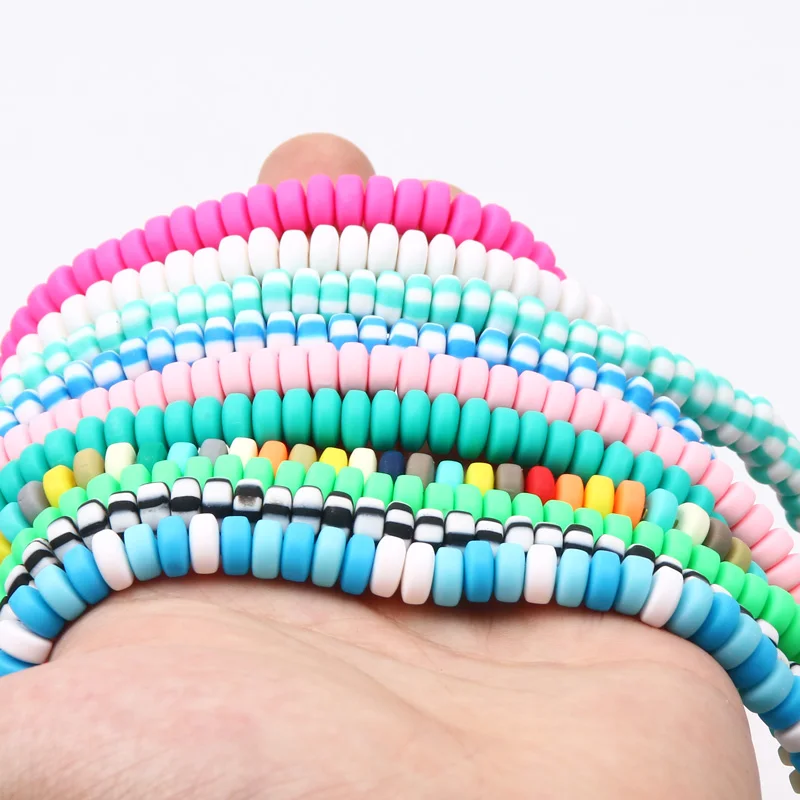 110Pcs 7mm Flat Round Shape Polymer Clay Colorful Spacer Beads For Jewelry Making Accessories DIY Handmade Necklace Bracelets
110Pcs 7mm Flat Round Shape Polymer Clay Colorful Spacer Beads For Jewelry Making Accessories DIY Handmade Necklace Bracelets