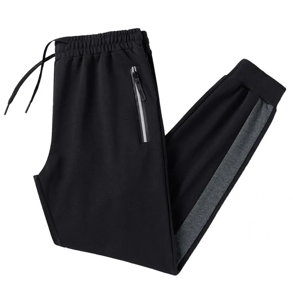 Elastic Waist Fabulous All Match Men Pants Warm Student Trousers Thick for Daily Wear 
Elastic Waist Fabulous All Match Men Pants Warm Student Trousers Thick for Daily Wear