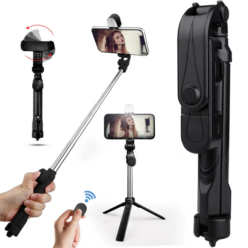 4 in 1 With Led Filling Lamp Bluetooth Remote Selfie Stick Handheld Monopod Telescopic Stick Extendable Tripod For phone Selfie
4 in 1 With Led Filling Lamp Bluetooth Remote Selfie Stick Handheld Monopod Telescopic Stick Extendable Tripod For phone Selfie