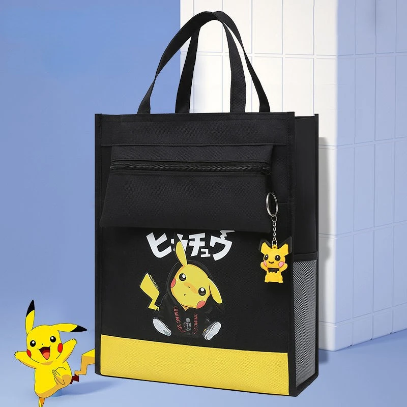 Anime Peripherals Pikachu Student Tutorial Bag Cartoon Children Tote Bag Lightweight School Bag Large Capacity Storage Bag
Anime Peripherals Pikachu Student Tutorial Bag Cartoon Children Tote Bag Lightweight School Bag Large Capacity Storage Bag