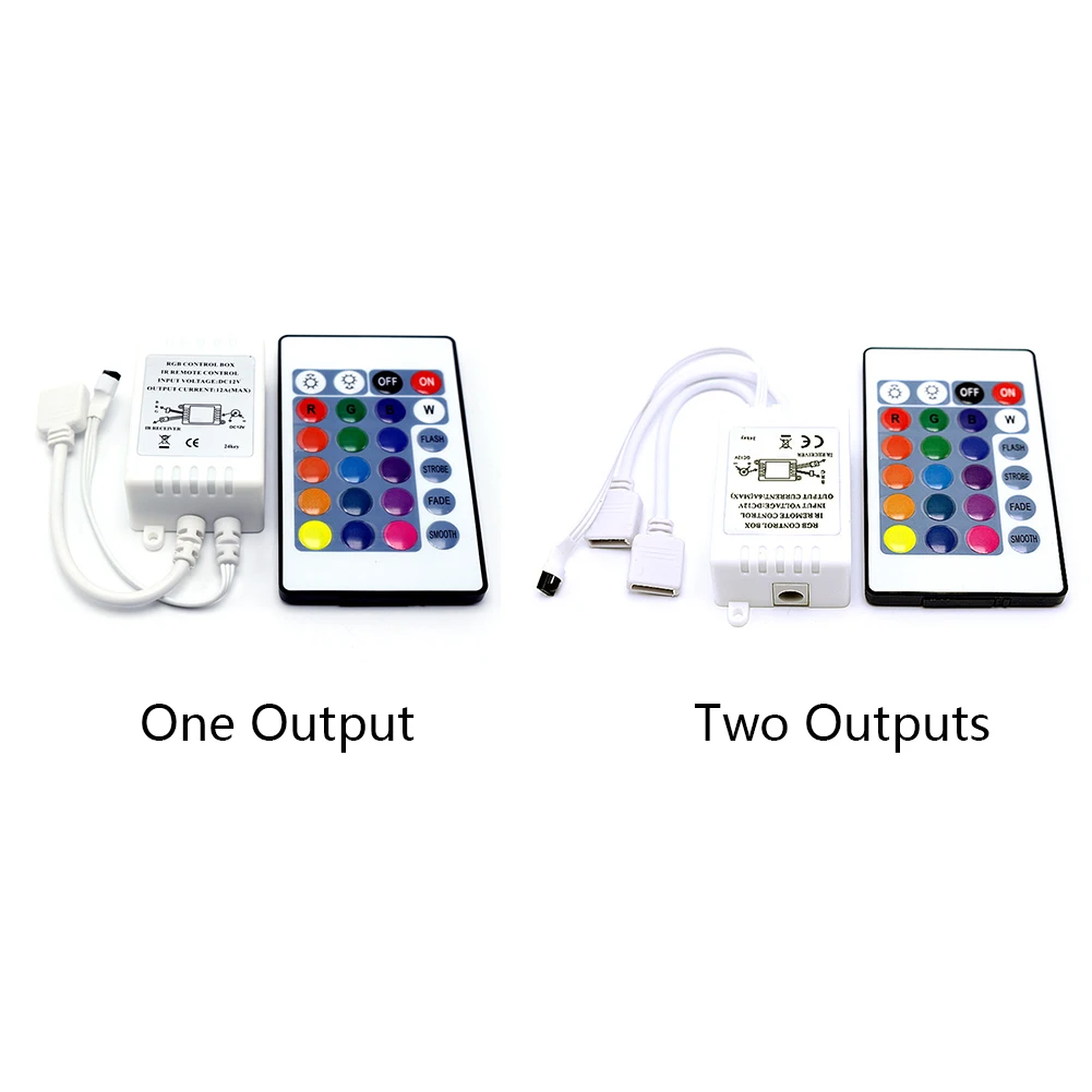 Dimmer Box Durable Accessories IR Remote Controller With Battery 24 Key Waterproof For RGB LED Strip Mini DC 12V Security
Dimmer Box Durable Accessories IR Remote Controller With Battery 24 Key Waterproof For RGB LED Strip Mini DC 12V Security