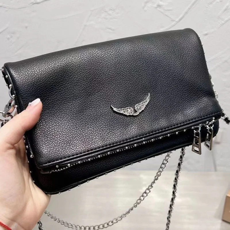 

New Bag Women Shoulder Bags Womans Wings Decoration Bags For Women Leathe Chain Ladies Crossbody Bag Messenger Sac A Main