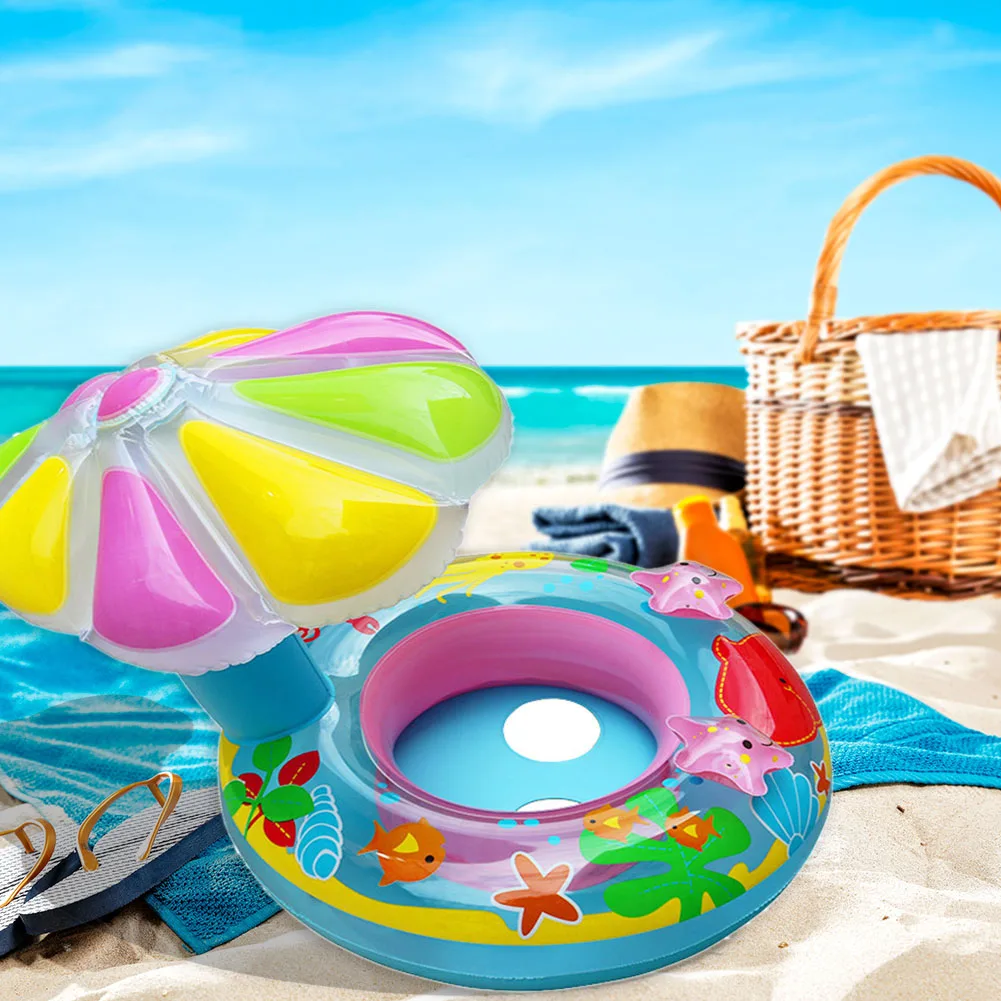 Practical Baby Swimming Ring Cartoon Mushroom Inflatable Infant Summer Toys with Shelter Swim Protector for Kids
Practical Baby Swimming Ring Cartoon Mushroom Inflatable Infant Summer Toys with Shelter Swim Protector for Kids