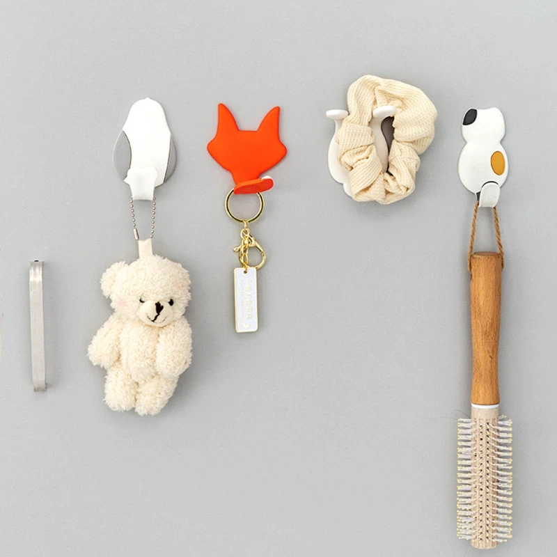 Настенный крючок в форме Милого Животного, самоклеящаяся клейкая вешалка для пальто и одежды, водонепроницаемая Вешалка без сверления, под... 
Настенный крючок в форме Милого Животного, самоклеящаяся клейкая вешалка для пальто и одежды, водонепроницаемая Вешалка без сверления, под...