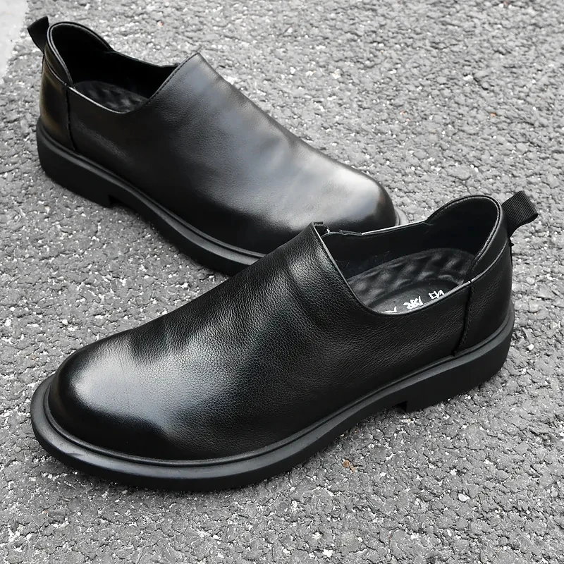Men's Leather, Soft Leather, Soft Soled Leather Shoes, Pedals, Lazy Shoes, Spring And Autumn Business Casual Leather Shoes
Men's Leather, Soft Leather, Soft Soled Leather Shoes, Pedals, Lazy Shoes, Spring And Autumn Business Casual Leather Shoes