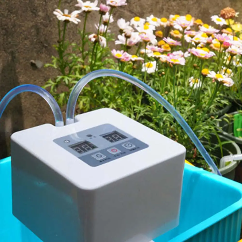 Automatic programmable battery Drip Irrigation kit water supply auto self watering system for indoor potted plants home garden 
Automatic programmable battery Drip Irrigation kit water supply auto self watering system for indoor potted plants home garden