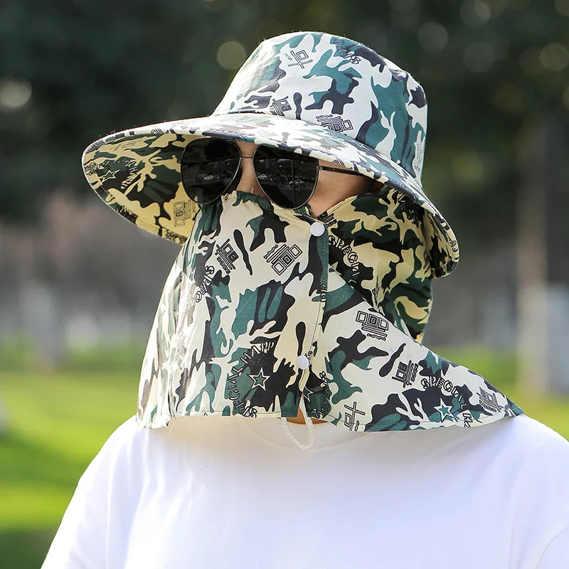 2022 men's and women's large-brimmed sun hats outdoor cycling face-covering UV tea-picking hats camouflage face-covering hats
2022 men's and women's large-brimmed sun hats outdoor cycling face-covering UV tea-picking hats camouflage face-covering hats