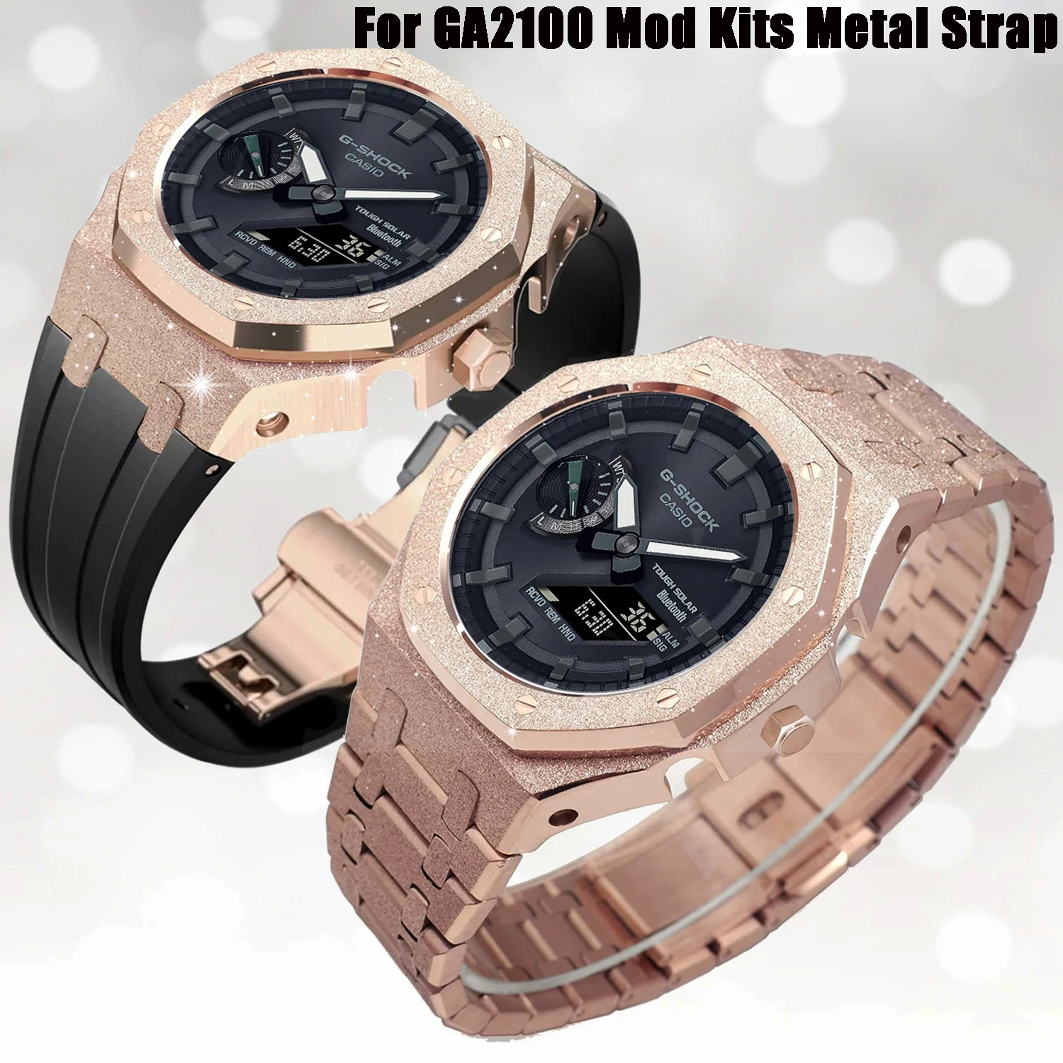 Strap for Casioak MOD Kit For GA2100 GAB2100 GA-2100 GA-2110 Watch Modification Accessories Metal Watch Case Bracelet for GA2100
Strap for Casioak MOD Kit For GA2100 GAB2100 GA-2100 GA-2110 Watch Modification Accessories Metal Watch Case Bracelet for GA2100