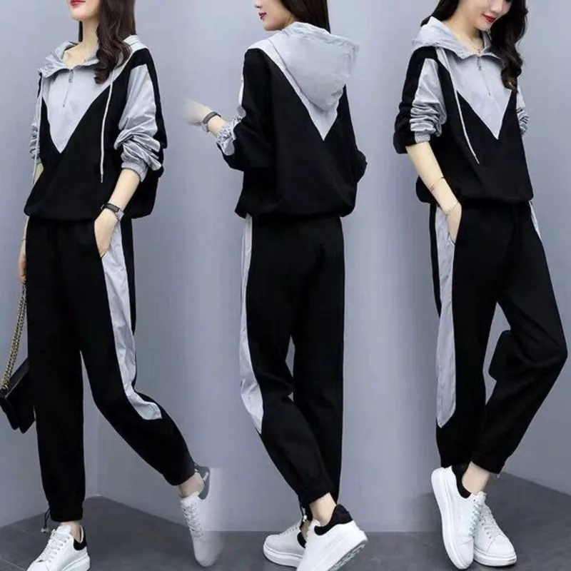 Women's Clothing Fashion Sports Sweater Suit Autumn Winter 2022 New Loose Hooded Top And Pants Two Piece Set For Women
Women's Clothing Fashion Sports Sweater Suit Autumn Winter 2022 New Loose Hooded Top And Pants Two Piece Set For Women