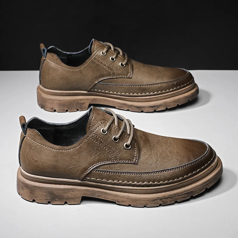 2023 Men ' S Oxford Shoes Retro Luxury Leather Shoes Fashion Breathle Sneakers Handmade Platform Boot New Casual Shoes for Men
2023 Men ' S Oxford Shoes Retro Luxury Leather Shoes Fashion Breathle Sneakers Handmade Platform Boot New Casual Shoes for Men