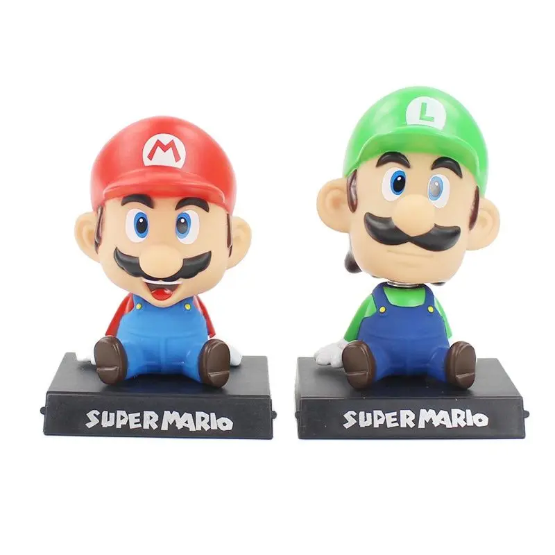 Super Mario Bobble Head Luigi Brother Anime Game Action Figure Toys Shake Head Car Decorations Mobile Phone Holder Accessories
Super Mario Bobble Head Luigi Brother Anime Game Action Figure Toys Shake Head Car Decorations Mobile Phone Holder Accessories