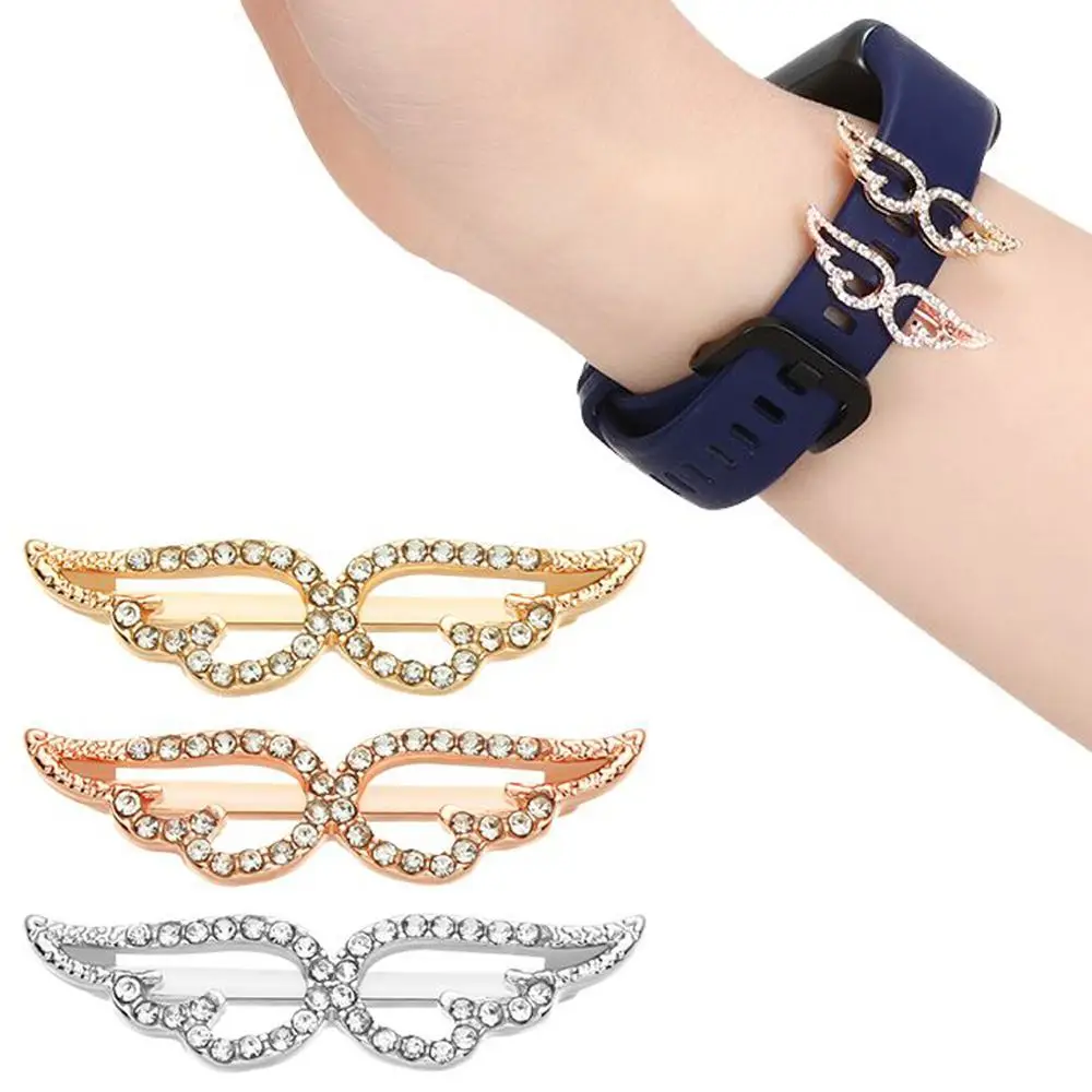 Silicone Strap Decorative Nails Rhinestone Angel Wings DIY Decoration Charms Stub for Watch Band Silicone Strap Accessories
Silicone Strap Decorative Nails Rhinestone Angel Wings DIY Decoration Charms Stub for Watch Band Silicone Strap Accessories