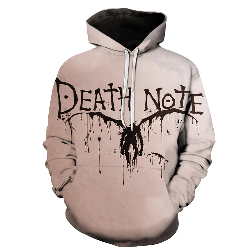 Hot Selling Anime 3D Print Men Women Casual Streetwear Death Note Hoodie Hip Hop Long Sleeve Leisure Pullover Anime Sweatshirt
Hot Selling Anime 3D Print Men Women Casual Streetwear Death Note Hoodie Hip Hop Long Sleeve Leisure Pullover Anime Sweatshirt