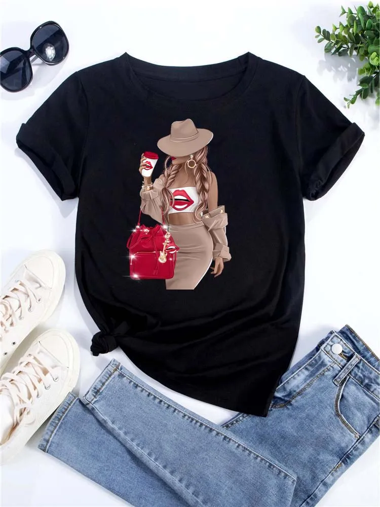 Maycaur Women Cartoon Graphic Printed T Shirt Fashion Casual Cute 90s Lady Tees Tops Female T Shirt Streetwear Style T-Shirt
Maycaur Women Cartoon Graphic Printed T Shirt Fashion Casual Cute 90s Lady Tees Tops Female T Shirt Streetwear Style T-Shirt