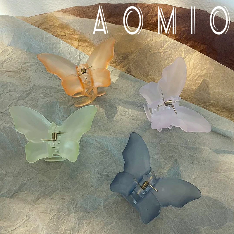 Когти-шпильки для волос AOMIO женские, пластмассовые, с бабочками, матовые, 4 шт. в наборе
Когти-шпильки для волос AOMIO женские, пластмассовые, с бабочками, матовые, 4 шт. в наборе