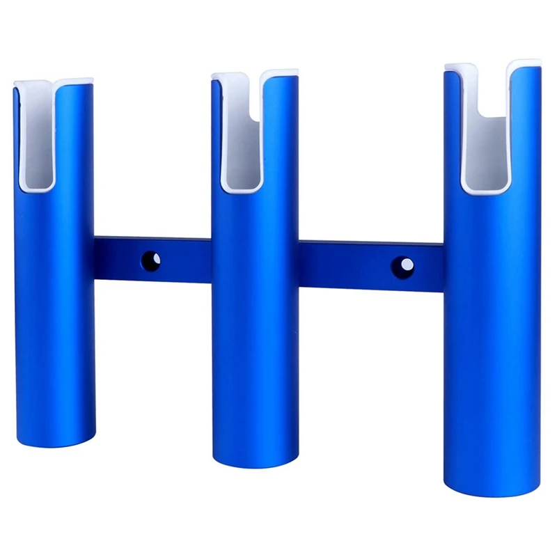 Blue Aluminium Fishing Rod Holder 3 Tubes Linked 3 Rod Rack for Marine Yacht Boat Truck RV
Blue Aluminium Fishing Rod Holder 3 Tubes Linked 3 Rod Rack for Marine Yacht Boat Truck RV