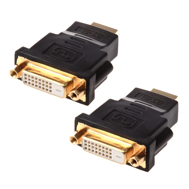 

2X адаптер HDMI-DVI/позолоченный разъем (штырь-гнездо)